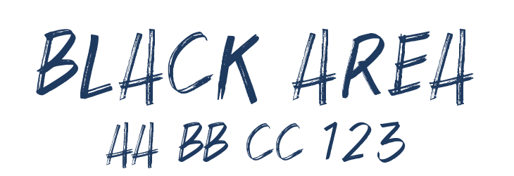 BLACK AREA Font Preview