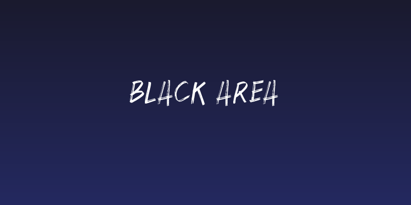 BLACK AREA Social Header
