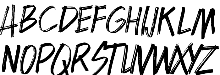 BLACK AREA Font LOWERCASE