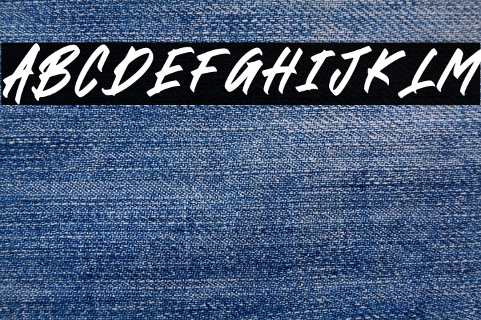 BLACK BRUSH Italic Example 2