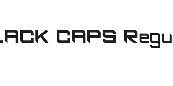 BLACK CAPS Regular Logo
