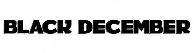 BLACK DECEMBER  Free Fonts Download