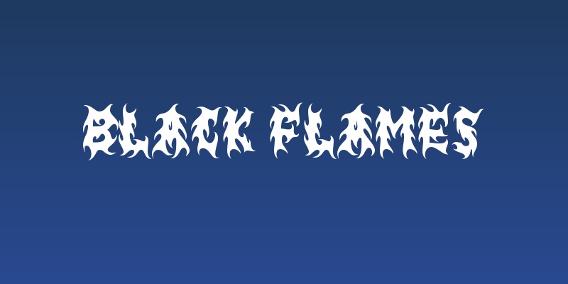 BLACK FLAMES Social Header