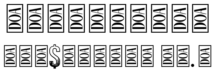 BLACK FOREST Font OTHER CHARS