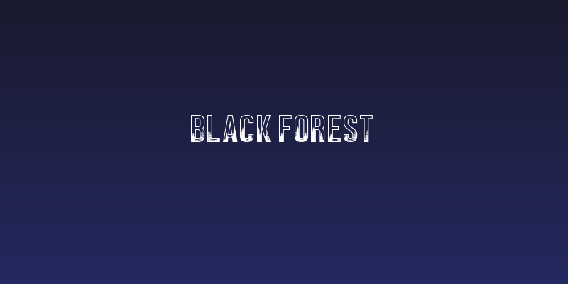BLACK FOREST Social Header