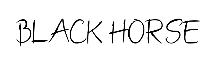 BLACK HORSE  नि: शुल्क फ़ॉन्ट्स डाउनलोड
