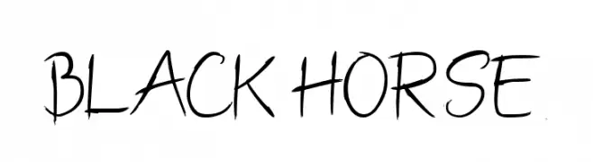 BLACK HORSE  Descarca Fonturi Gratis