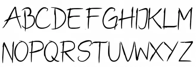 BLACK HORSE Schriftart Groß
