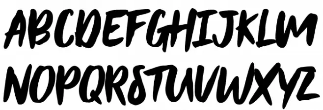BLACK HUMMER Demo Schriftart Groß