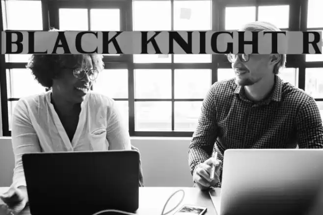 BLACK KNIGHT Regular Font examples