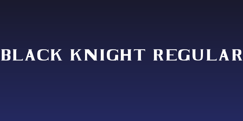 BLACK KNIGHT Regular Social Header