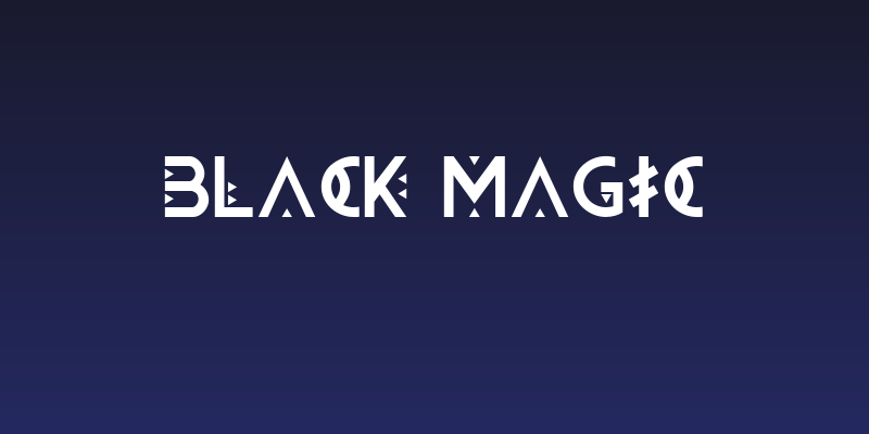 BLACK MAGIC Social Header