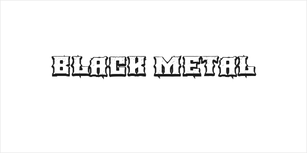 BLACK METAL Logo