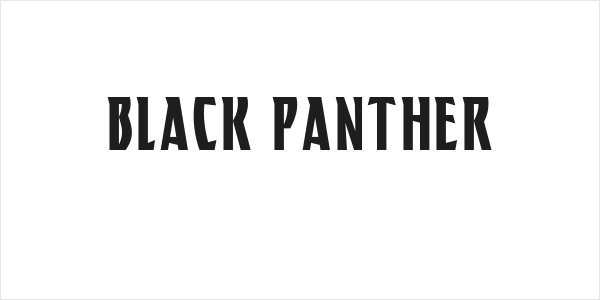 BLACK PANTHER Logo