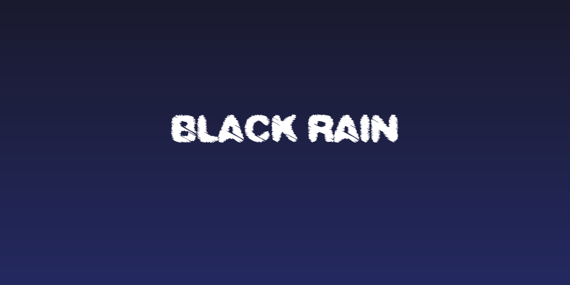 BLACK RAIN Social Header
