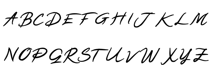 BLACKANGER FREE Font OTHER CHARS