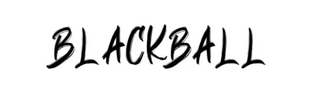 BLACKBALL  les polices de caractères gratuit tlcharger