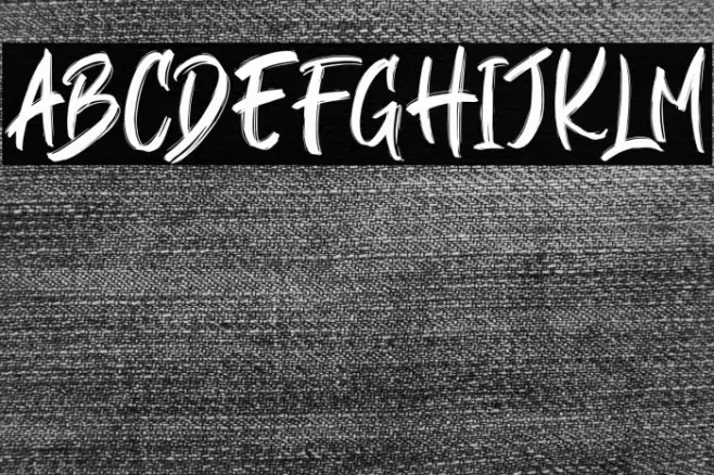 BLACKBALL Font examples