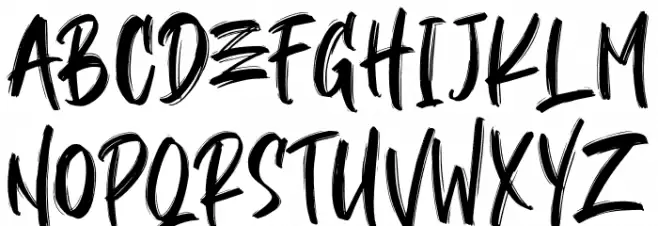 BLACKBALL Font LOWERCASE