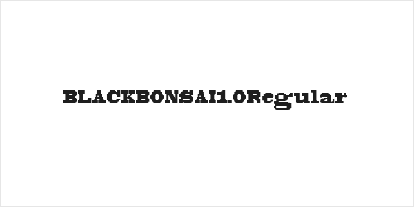 BLACKBONSAI1.0Regular Logo