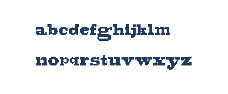 BLACKBONSAI1.0Regular Lowercase