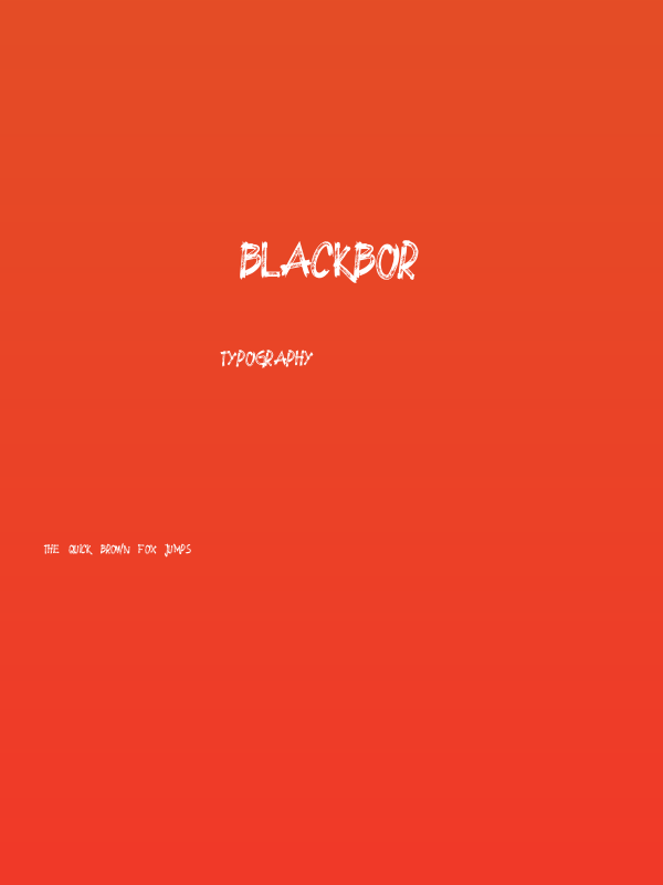 BLACKBOR Poster