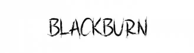 BLACKBURN  Frei Schriftart Herunterladen