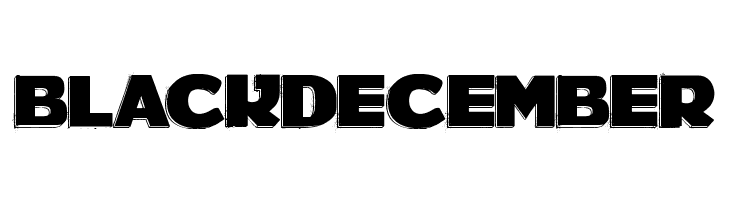 BLACKDECEMBER Font