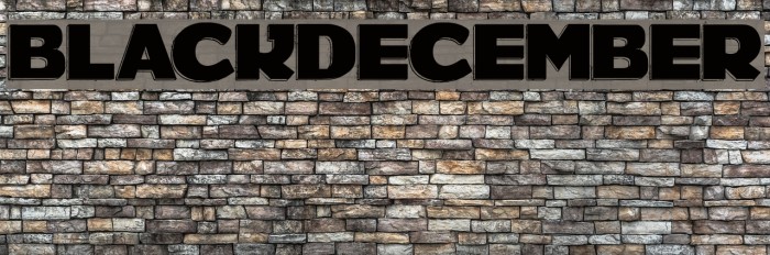 BLACKDECEMBER Font examples
