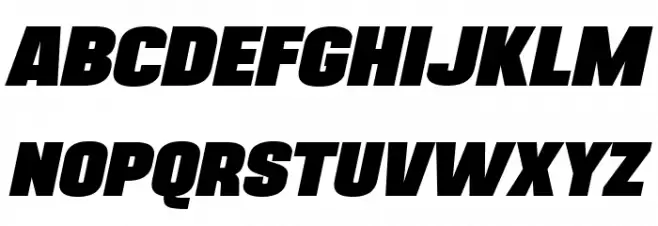BLACKPLOTAN Italic خط أحرف كبيرة