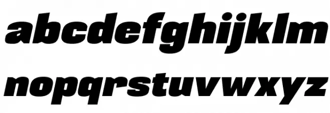 BLACKPLOTAN Italic Font Litere mici