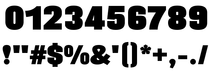 BLACKPLOTAN Font OTHER CHARS