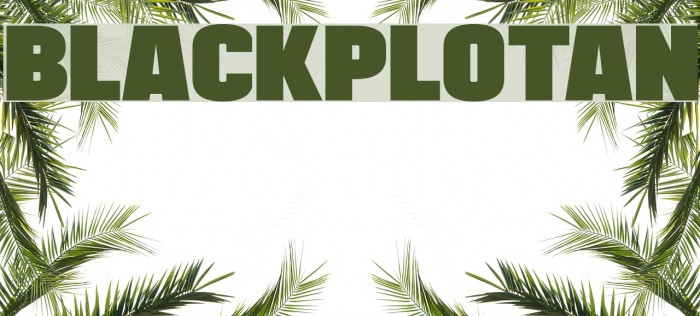 BLACKPLOTAN Font examples
