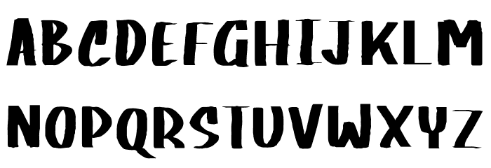 BLACK_RIGHT Font LOWERCASE