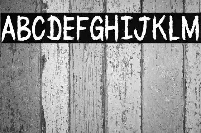 BLACK_WATER_CRE Font examples