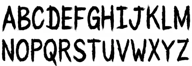 BLACK_WATER_CRE Шрифта ВЕРХНИЙ