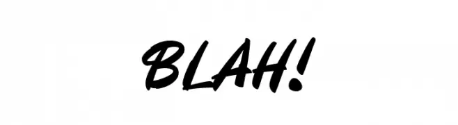 BLAH!  Скачать бесплатные шрифты