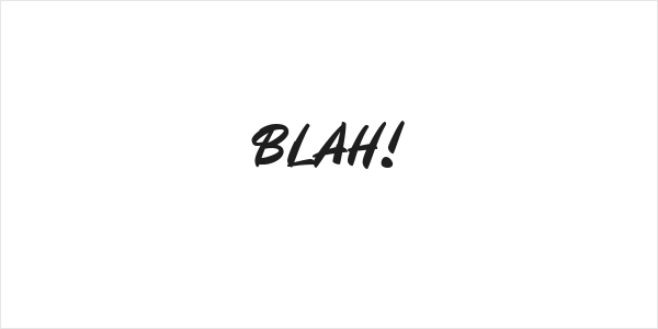 BLAH! Logo