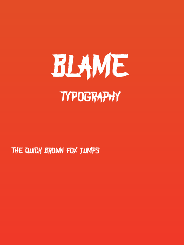 BLAME Poster