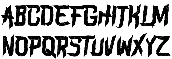 BLAME Font LOWERCASE