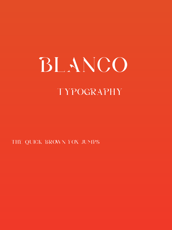 BLANCO Poster