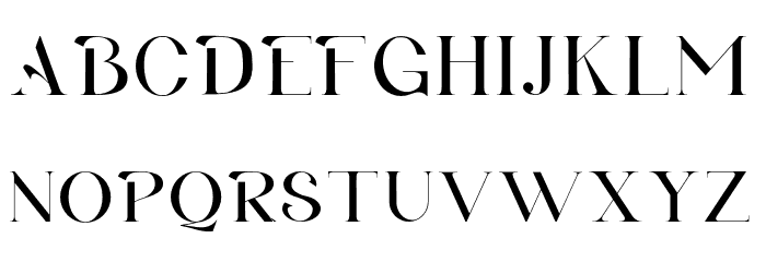 BLANCO Font LOWERCASE