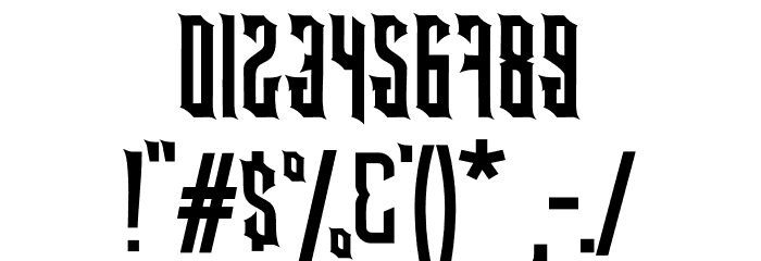 BLARKS Font OTHER CHARS