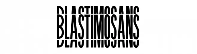 BLASTIMOSANS  Frei Schriftart Herunterladen