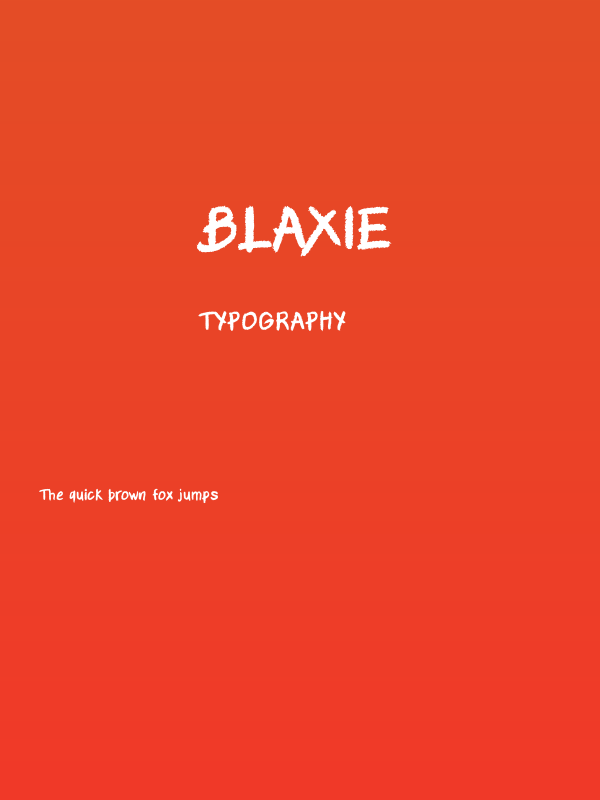 BLAXIE Poster