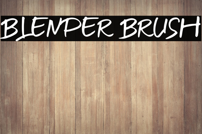 BLENDER BRUSH Example 1