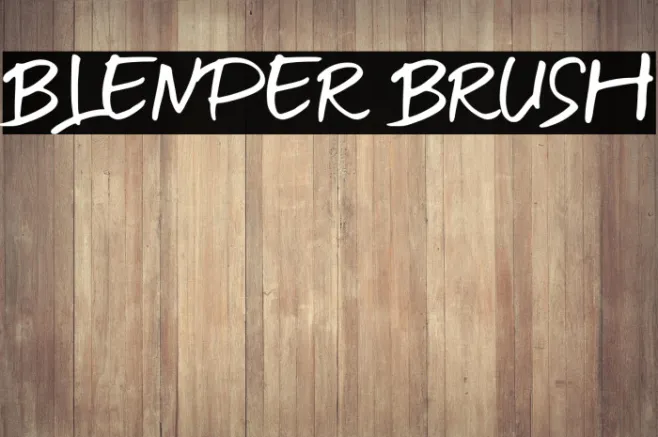 BLENDER BRUSH Example 1