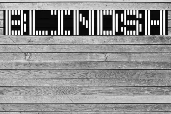 BLINDSH Font examples