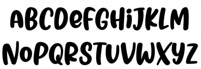 BLINK SHARK Schriftart Groß