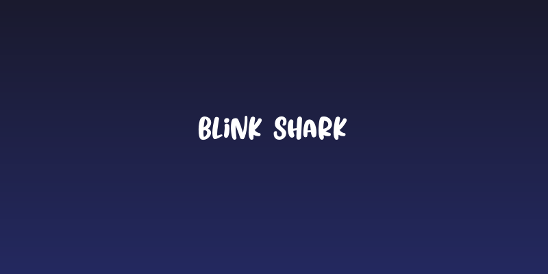 BLINK SHARK Social Header